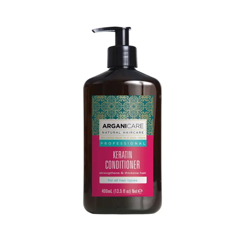Balsam cu Keratina pentru par deteriorat, tratat chimic si termic, 400ml, Arganicare — preț și oferte