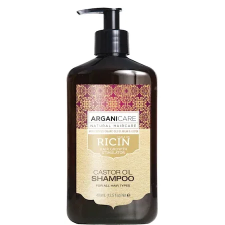 Sampon cu ulei de ricin pentru toate tipurile de par, 400ml, Arganicare — preț și oferte