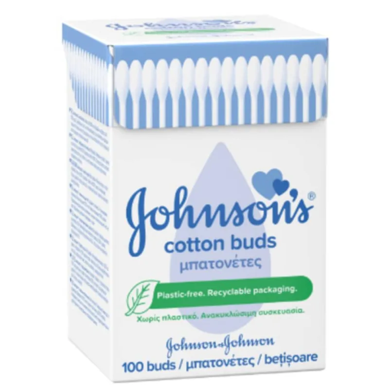 Betisoare de bumbac Johnson's Baby, 100 bucati, Johnson&Johnson — preț și oferte