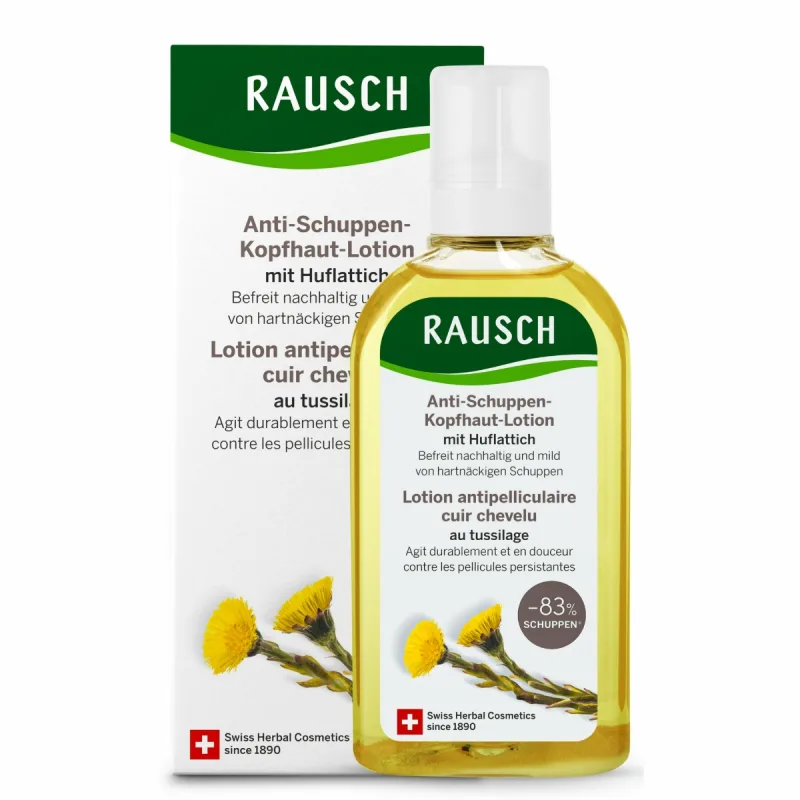 Lotiune antimatreata pentru scalp cu podbal, 200ml, Rausch — preț și oferte