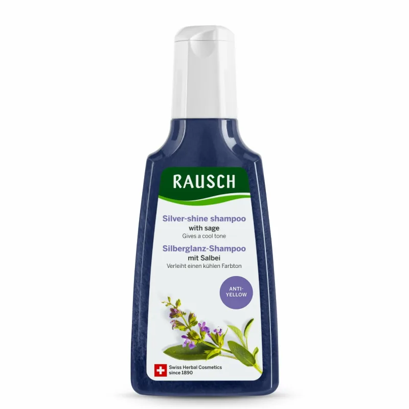 Sampon silver-shine pentru par blond/grizonat cu salvie, 200ml, Rausch — preț și oferte