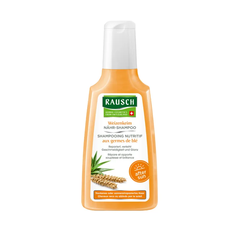 Sampon nutritiv after-sun cu germeni de grau, 200ml, Rausch — preț și oferte