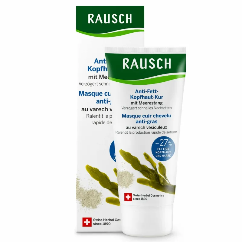 Tratament pentru scalp si par gras cu alge marine, 100ml, Rausch — preț și oferte