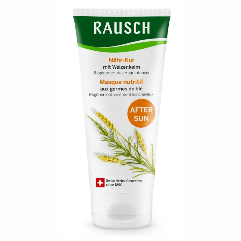 Tratament hranitor pentru par uscat sau deteriorat de soare, cu germeni de grau, 100ml, Rausch — preț și oferte