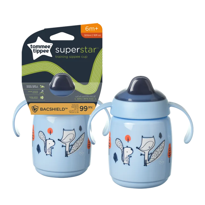 Cana Sippee cu protectie Bacshiled™ pentru +6 luni Albastra, 300ml, Tommee Tippee — preț și oferte