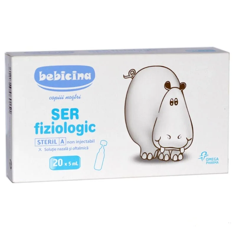 Ser fiziologic Bebicina, 20 doze x 5ml, Omega Pharma — preț și oferte