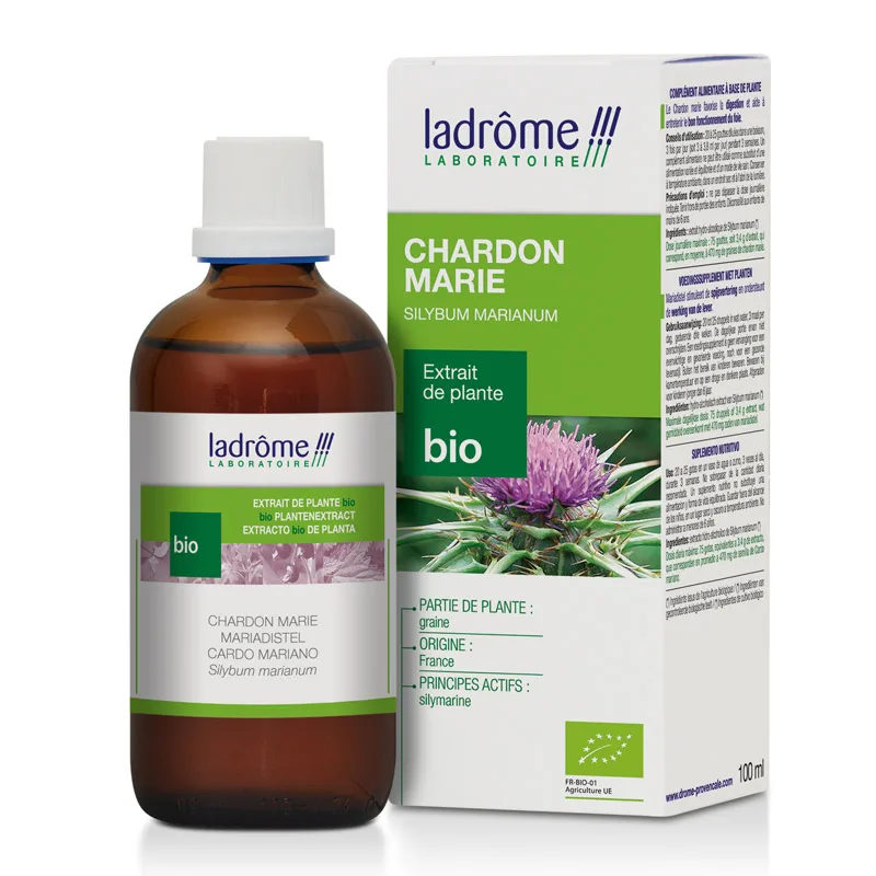 Tinctura Eco de armurariu Silybum Marianum, 50ml, Ladrome — preț și oferte