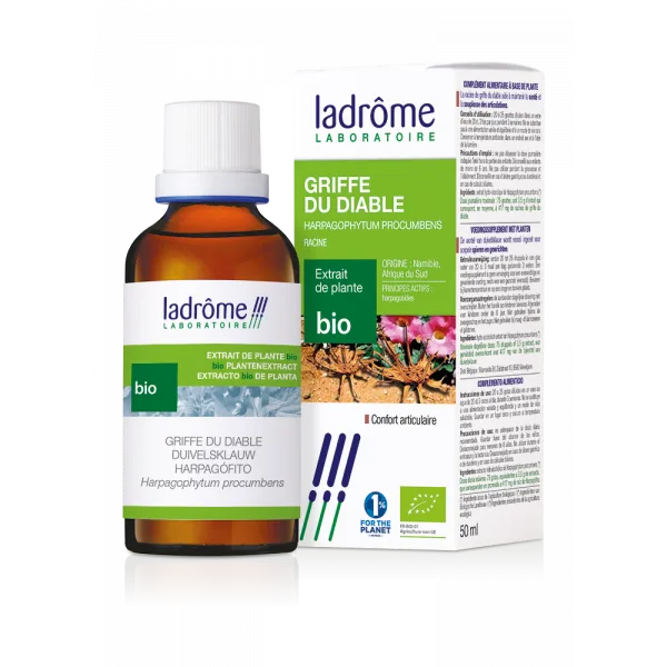 Tinctura Eco de gheara diavolului Harpagophytum Procumbens, 50ml, Ladrome — preț și oferte