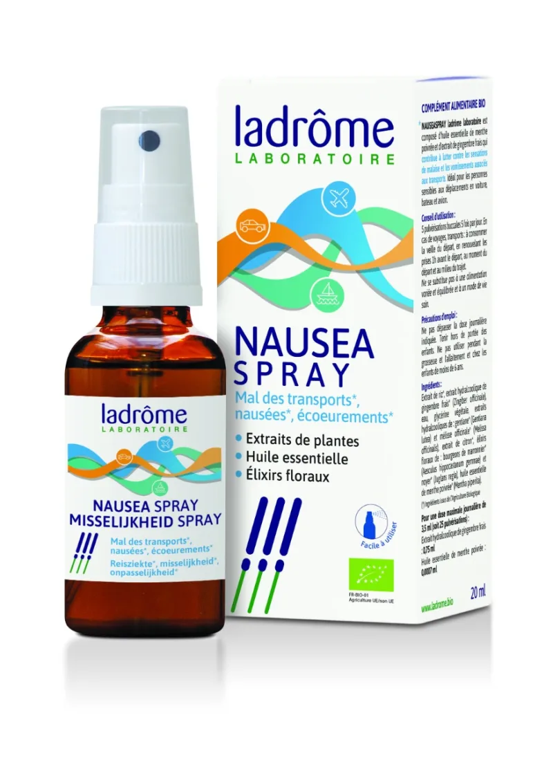 Spray Eco impotriva raului de miscare Nausea, 20ml, Ladrome — preț și oferte