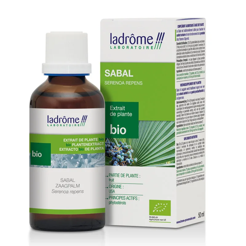 Tinctura Eco de palmier pitic Serenoa Repens, 50ml, Ladrome — preț și oferte