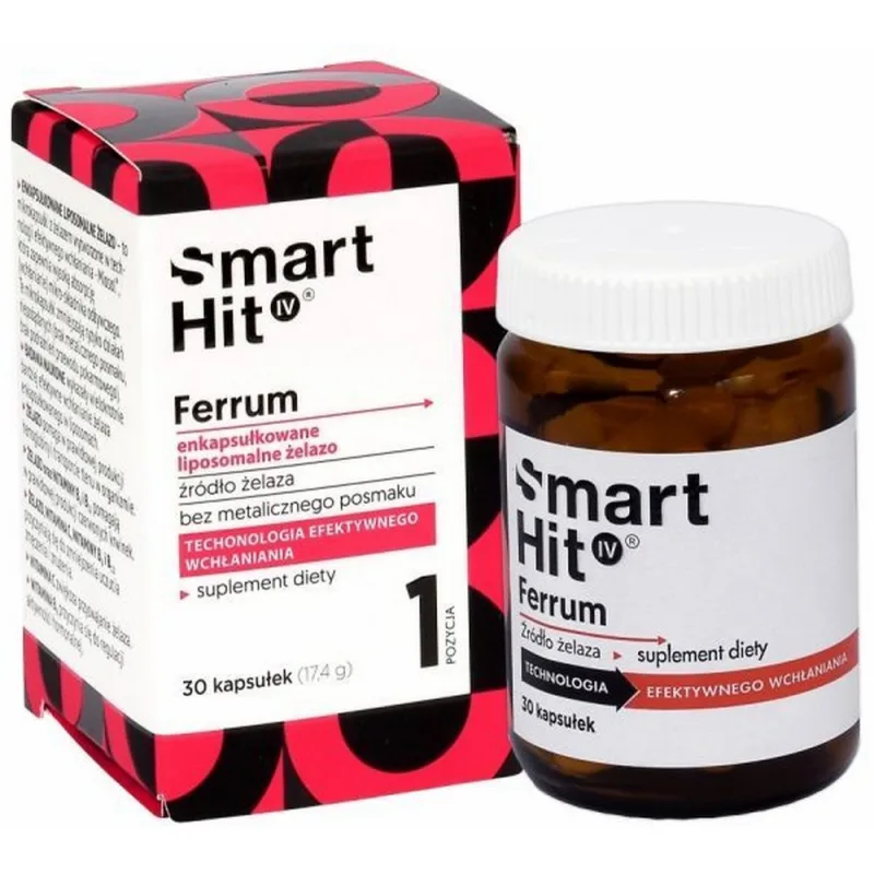 Fier IV, 30 capsule, Smarthit — preț și oferte