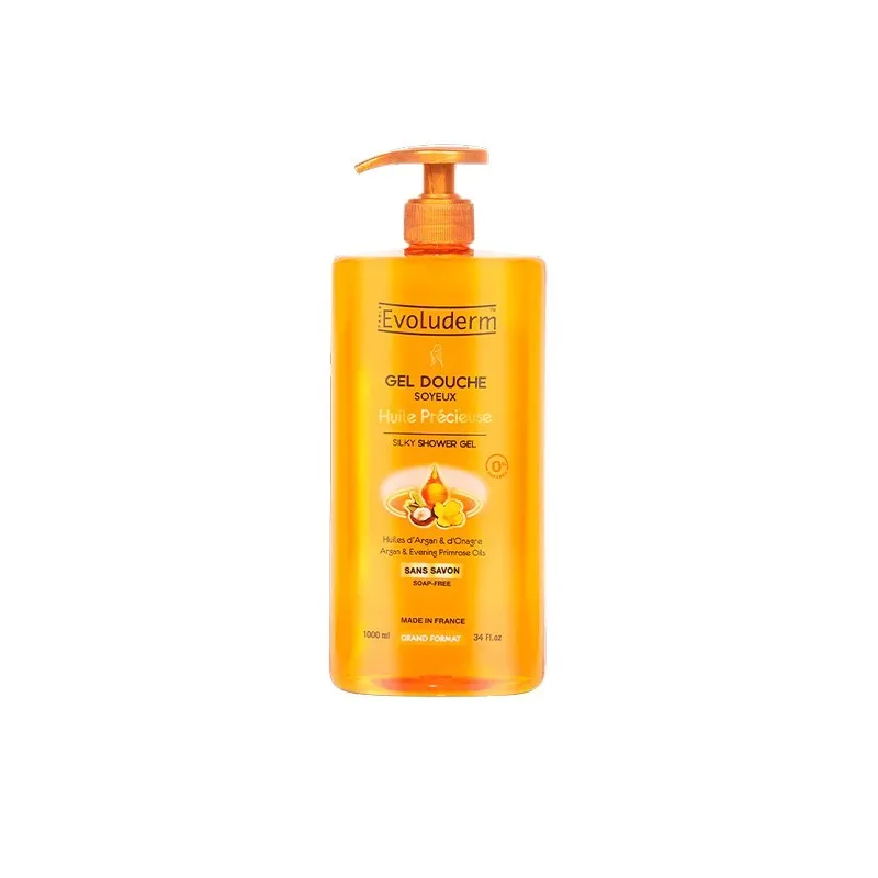 Gel de dus reparator Huile Précieuse, 1000ml, Evoluderm — preț și oferte