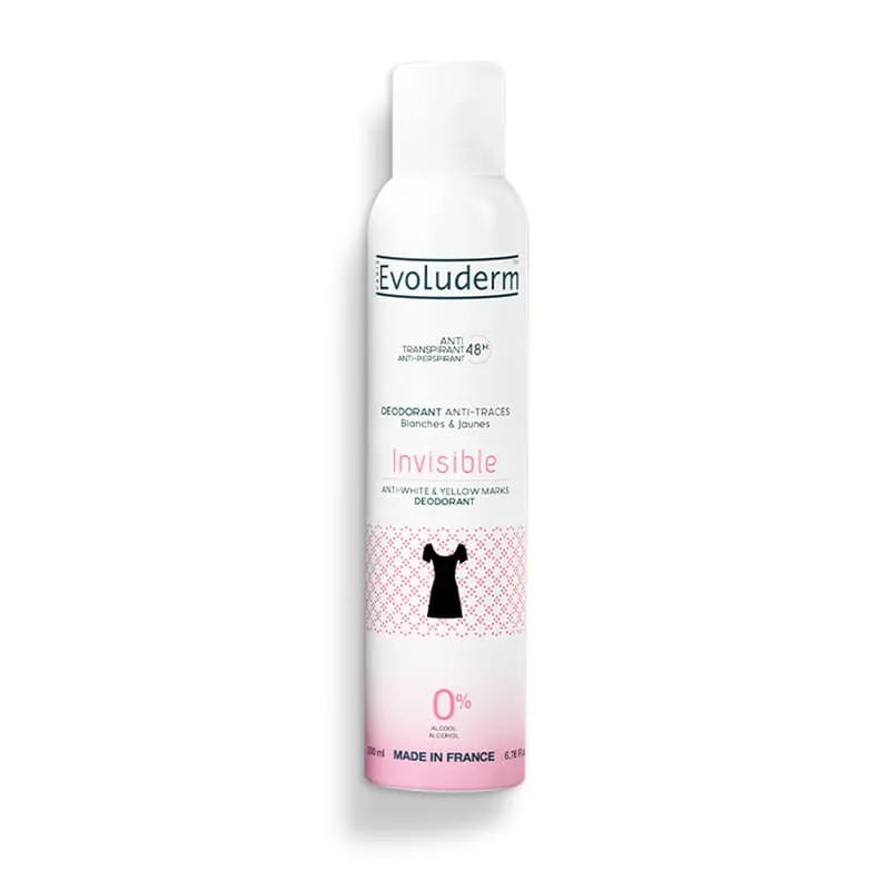 Deodorant antiperspirant 48h Invisible, 200ml, Evoluderm — preț și oferte