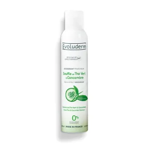 Deodorant 24h Fraîcheur Souffle de Thé Vert & Concombre, 200ml, Evoluderm