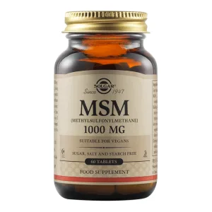 MSM, 1000 mg, 60 capsule, Solgar