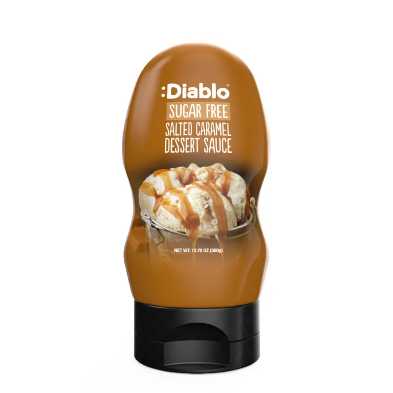 Topping de caramel sarat fara zahar, 290ml, Diablo — preț și oferte