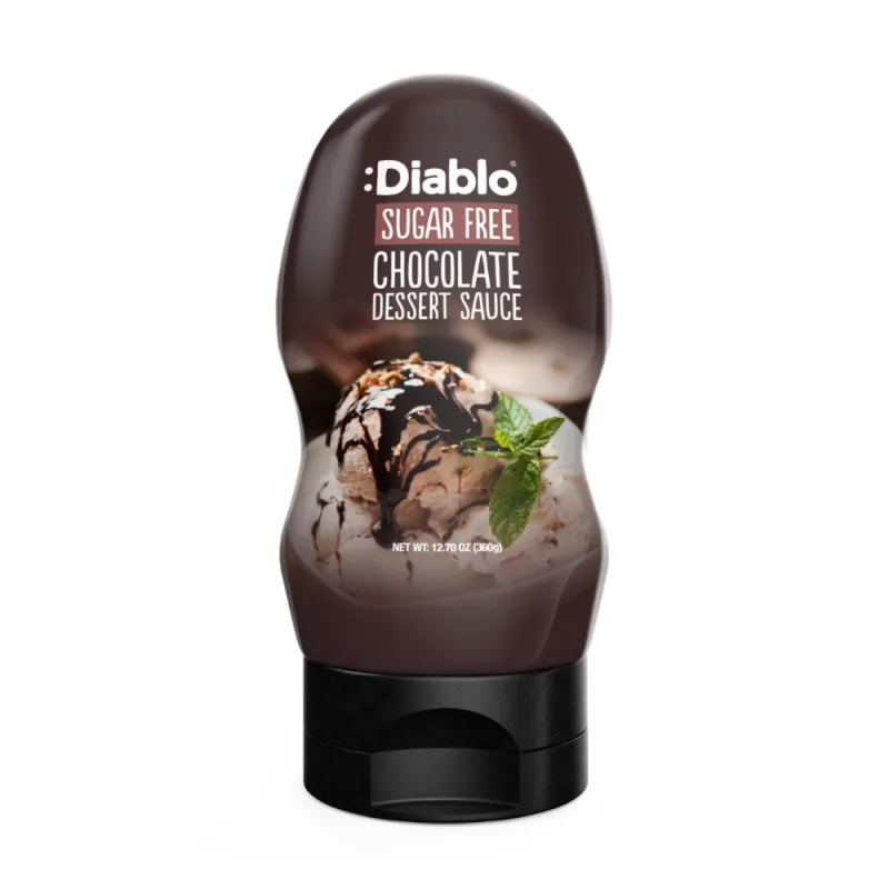 Topping de ciocolata fara zahar, 290ml, Diablo — preț și oferte