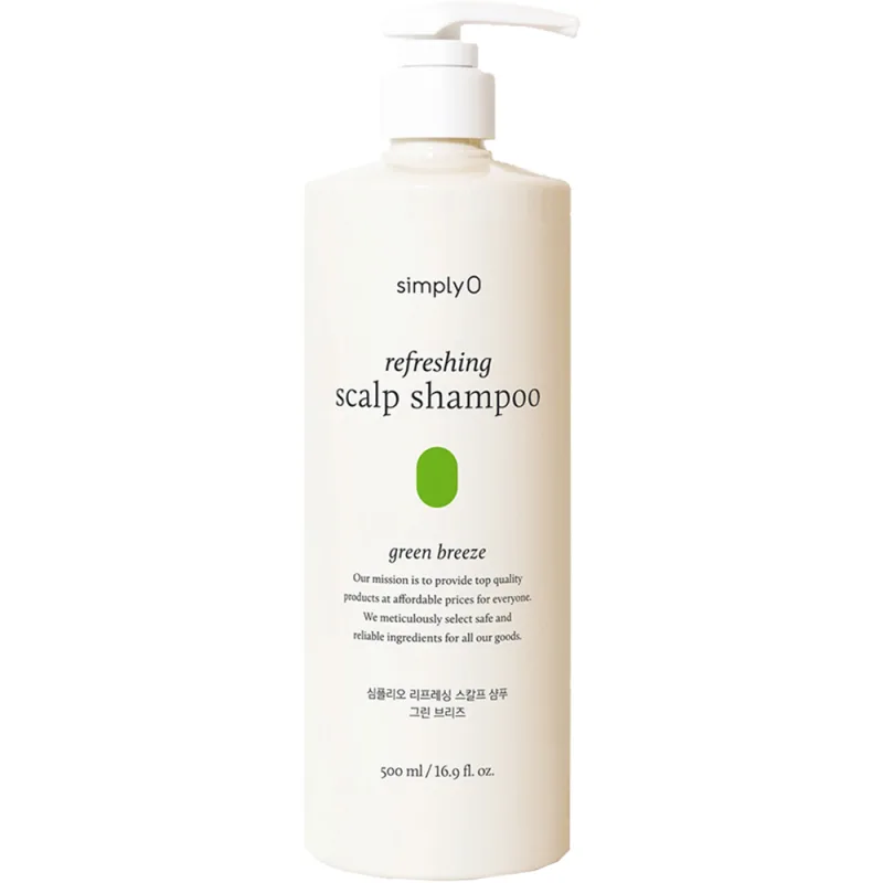 Sampon pentru par gras Refreshing Scalp Green Breeze, 500ml, Simplyo — preț și oferte