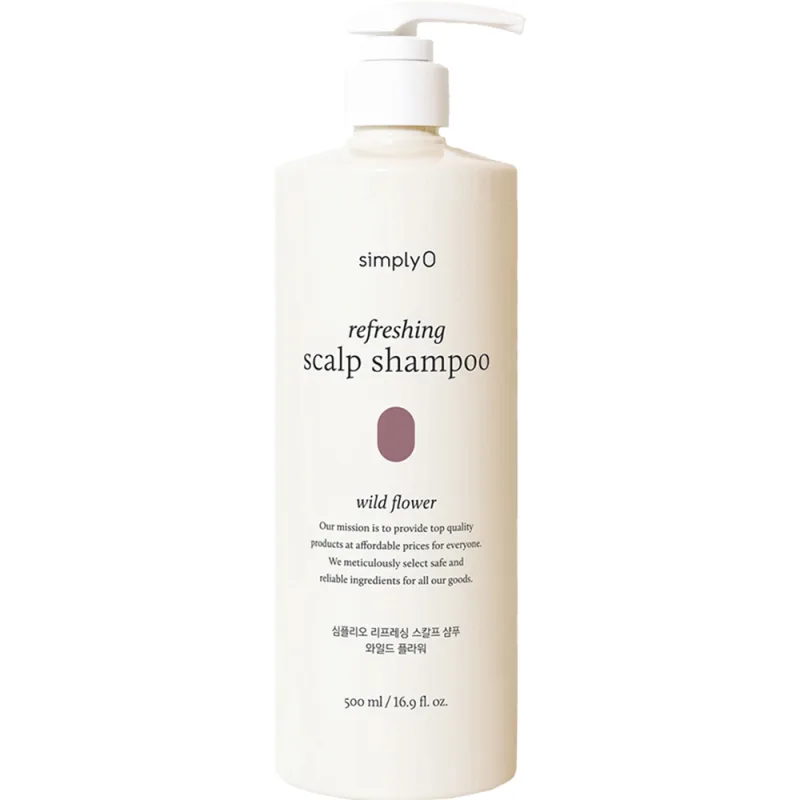 Sampon pentru par gras Refreshing Scalp Wild Flower, 500ml, Simplyo — preț și oferte