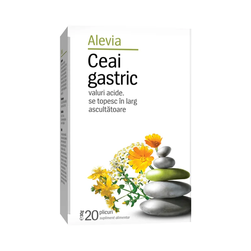 Ceai gastric, 20 plicuri, Alevia — preț și oferte