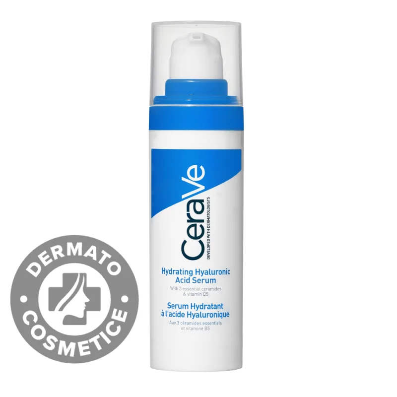 Serum hidratant cu acid hialuronic pentru ten normal-uscat, 30ml, CeraVe — preț și oferte
