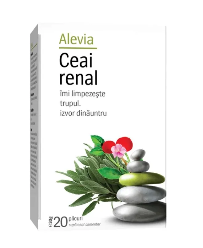Ceai renal, 20 plicuri, Alevia — preț și oferte