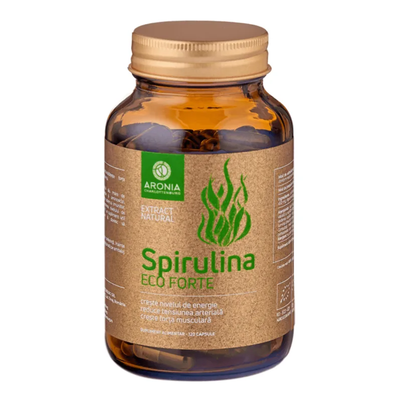 Spirulina Forte,120 capsule, Aronia Charlottenburg — preț și oferte