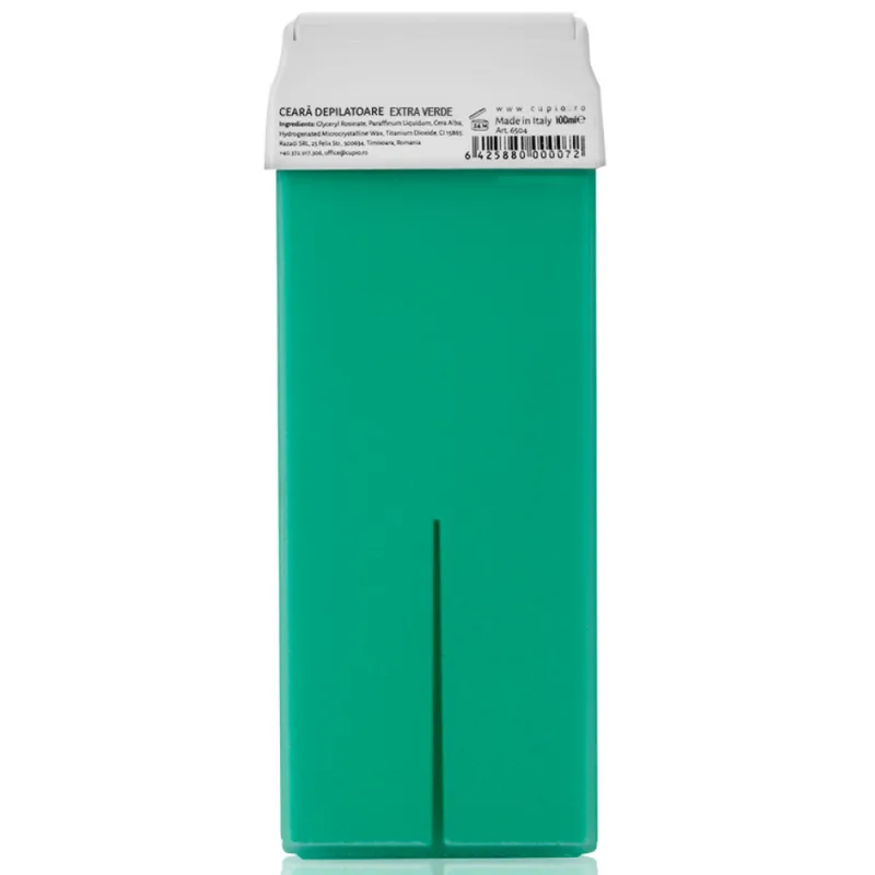 Ceara de epilat verde, 100ml, Cupio — preț și oferte