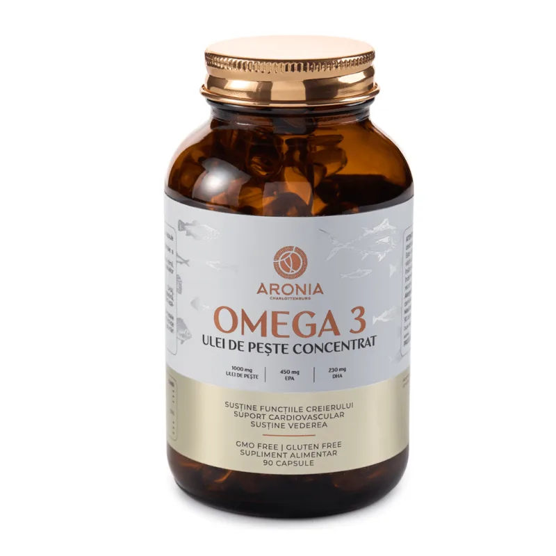 Omega 3, 1000mg, 90 capsule, Aronia Charlottenburg — preț și oferte