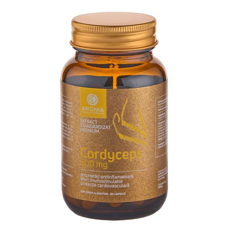 Cordyceps, 500mg, 60 capsule, Aronia Charlottenburg — preț și oferte