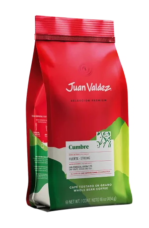 Cafea premium boabe Cumbre, 454g, Juan Valdez