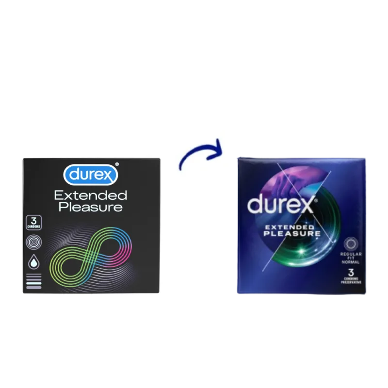 Prezervative Extended Pleasure, 3 bucati, Durex — preț și oferte