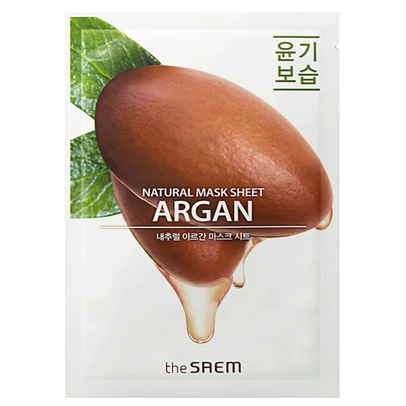 Masca de fata cu ulei de argan Natural, 21ml, The Saem — preț și oferte