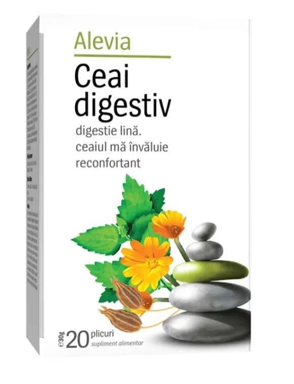 Ceai digestiv, 20 plicuri, Alevia — preț și oferte
