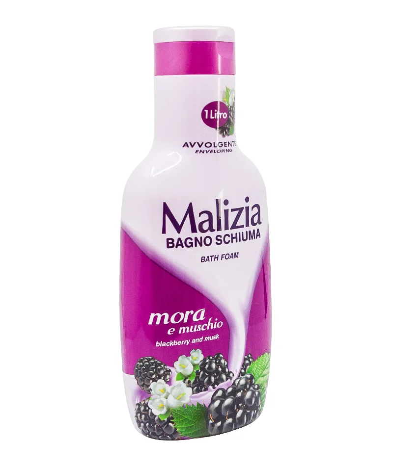 Spuma de baie cu mure si mosc, 1000ml, Malizia — preț și oferte