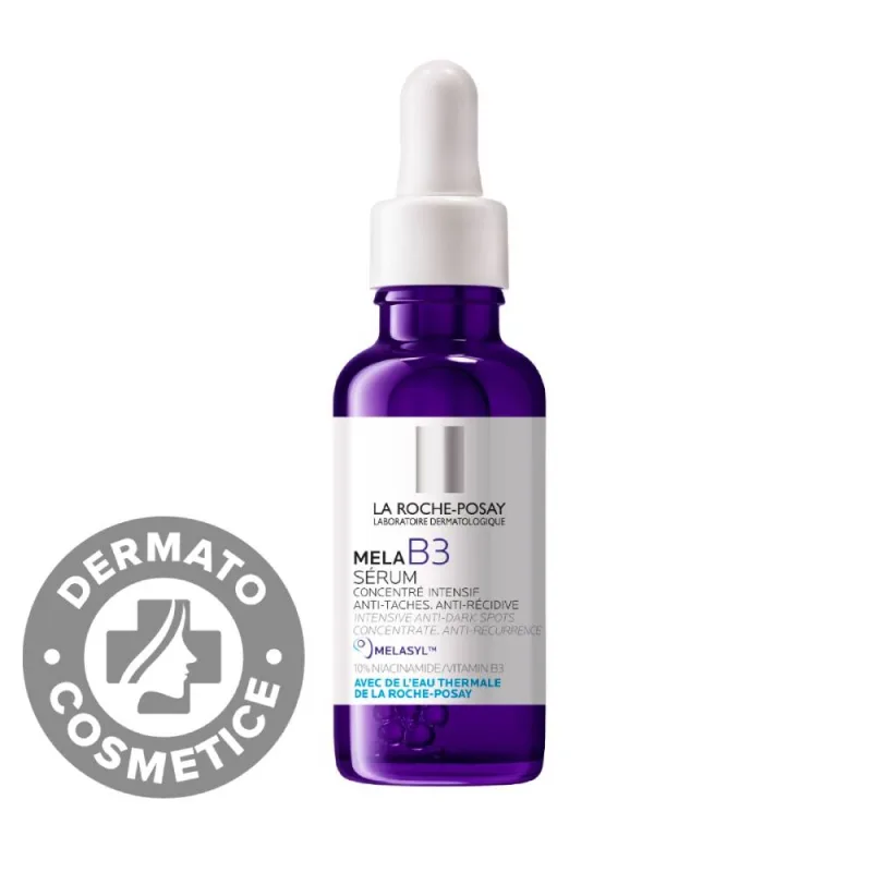 Ser concentrat intensiv pentru corectare pete pigmentare cu efect anti-recurenta pentru orice tip de ten Mela B3, 30ml, La Roche-Posay — preț și oferte