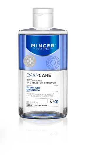Demachiant bifazic pentru ochi si buze Daily Care 01, 150ml, Mincer Pharma