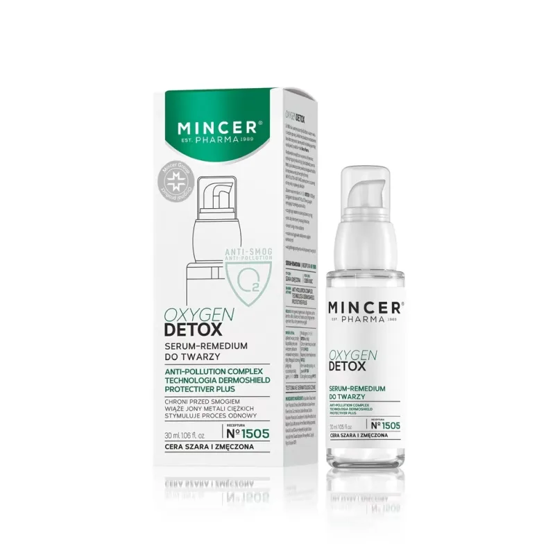 Ser pentru fata Oxygen Detox, 30ml, Mincer Pharma — preț și oferte