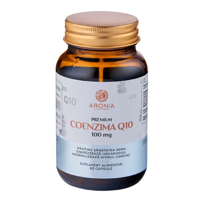 Premium Coenzima Q10, 60 capsule, Aronia Charlottenburg — preț și oferte