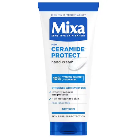 Crema de maini 10% glicerina vegetala piele foarte uscata Ceramide Protect, 100ml, Mixa — preț și oferte