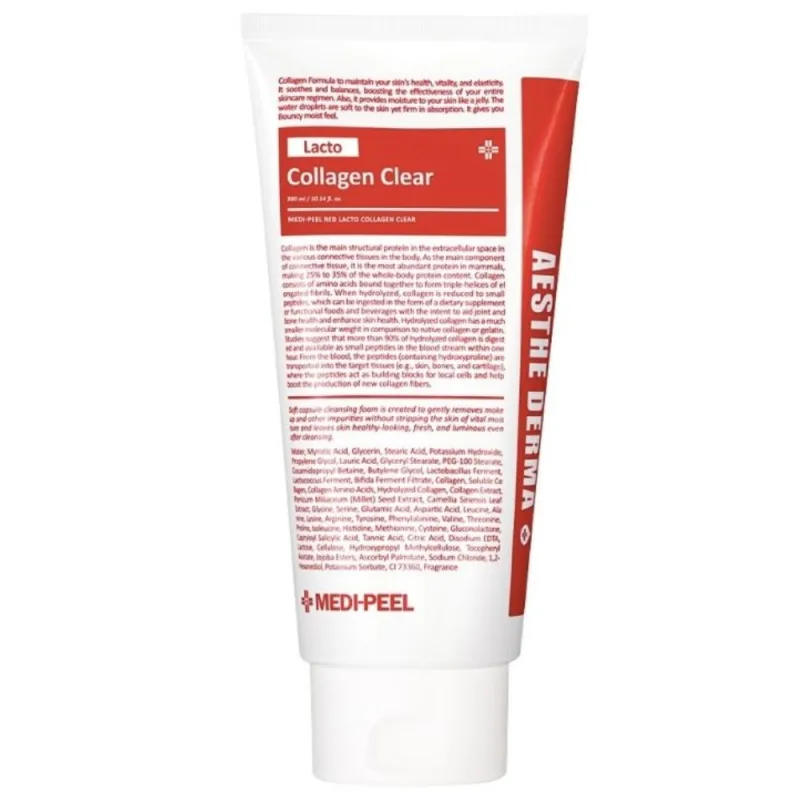 Spuma de curatare Red Lacto-Collagen Clear, 300ml, Medi-Peel — preț și oferte