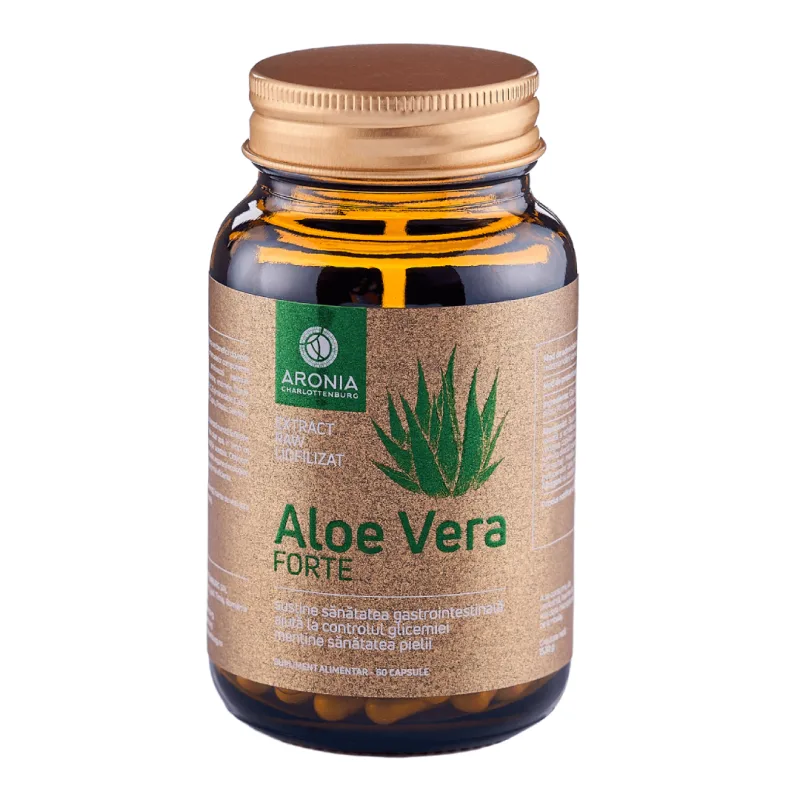 Aloe Vera Forte, 60 capsule, Aronia Charlottenburg — preț și oferte