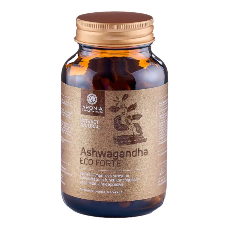 Ashwagandha Forte, 120 capsule, Aronia Charlottenburg — preț și oferte
