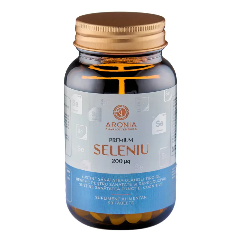 Premium Seleniu la 200µg, 90 tablete, Aronia Charlottenburg — preț și oferte