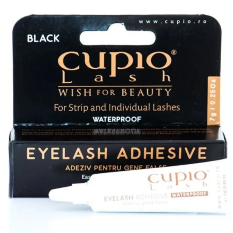 Adeziv pentru gene false - Negru, 7g, Cupio — preț și oferte