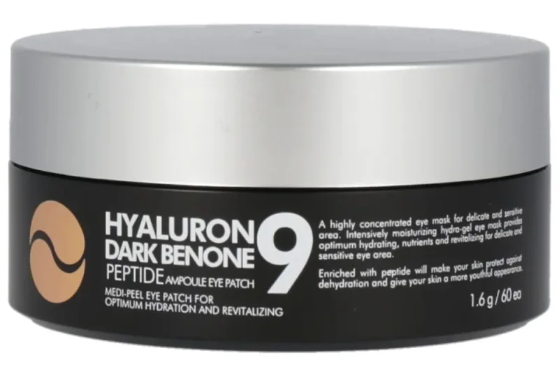 Plasturi pentru ochi Hyaluron Dark Benone Peptide 9, 60 bucati, Medi-Peel — preț și oferte