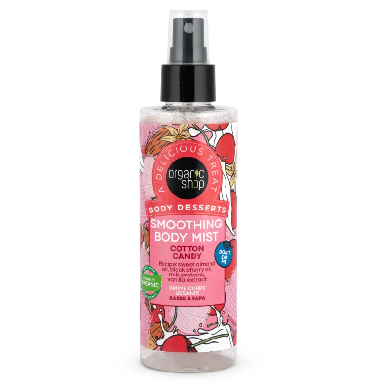 Spray de corp hidratant Cotton Candy Mist, 200ml, Organic Shop — preț și oferte