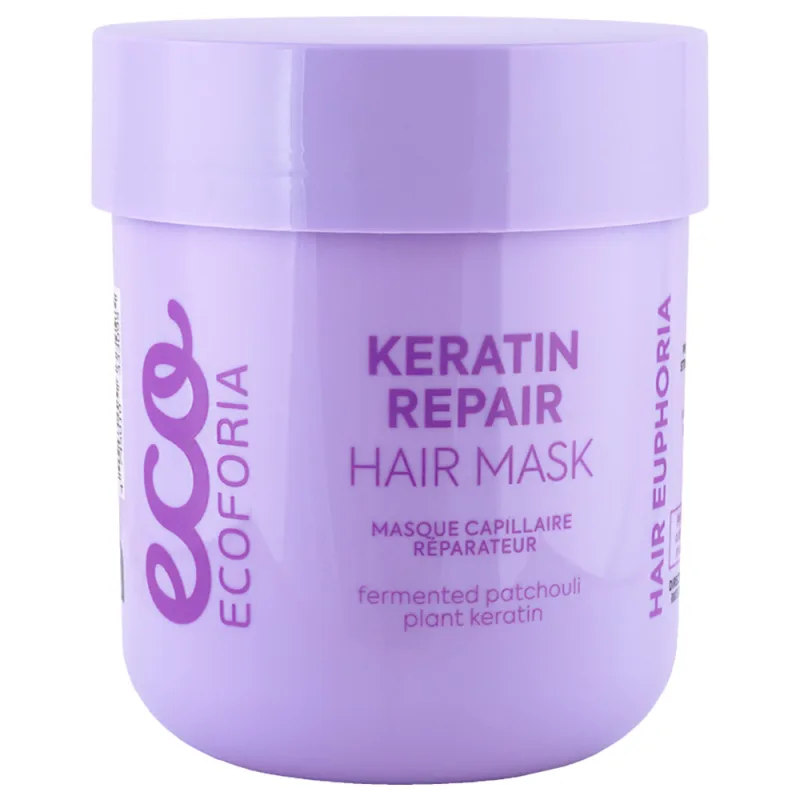 Masca pentru refacerea parului Keratin Repair, 200ml, Ecoforia — preț și oferte