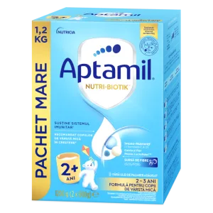 Formula de lapte pentru copii de varsta mica 2-3 ani NUTRI-BIOTIK 2+, 1200g, Aptamil