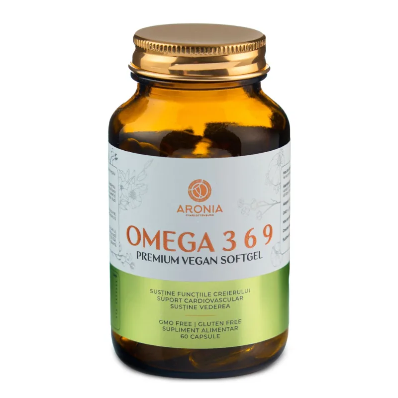 Premium Omega 3-6-9, 60 capsule, Aronia Charlottenburg — preț și oferte